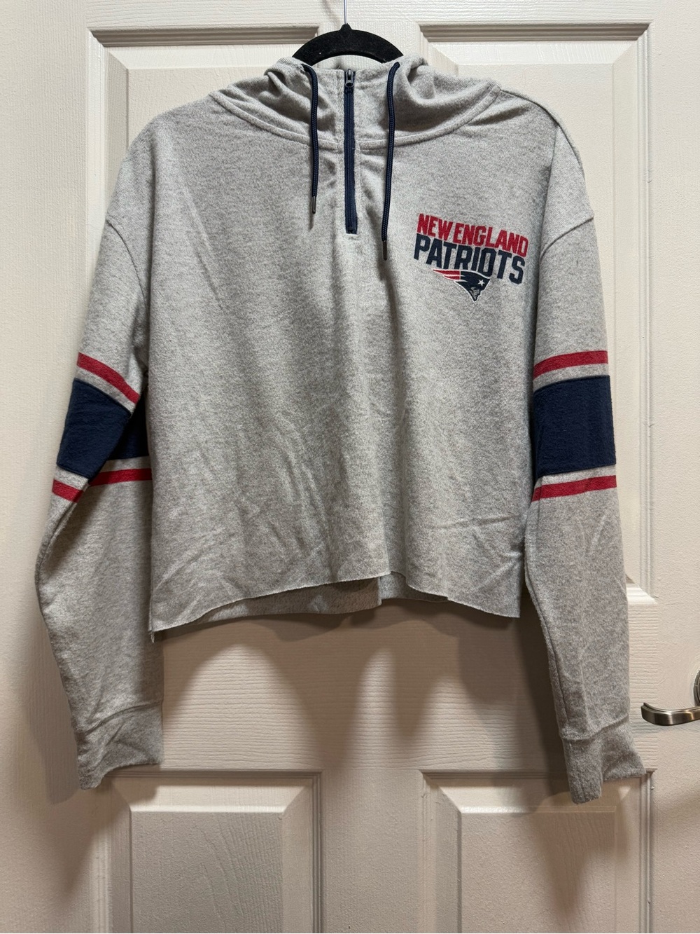 NFL Gray and Black Loungewear Top with Care Tag